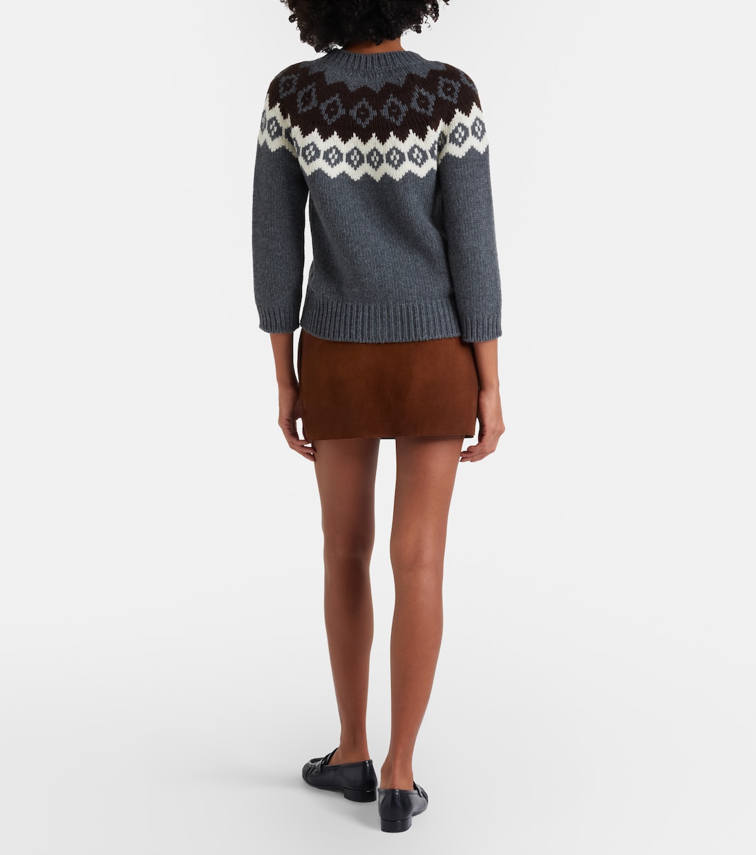 Mini-jupe en daim | Prada