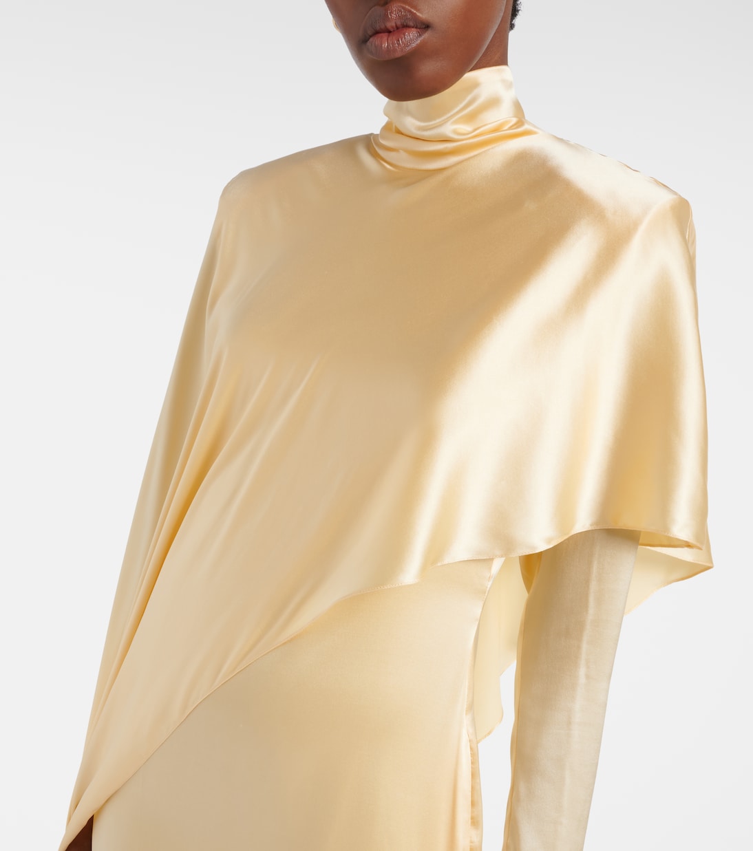 Midikleid aus einem Seidengemisch | Mugler