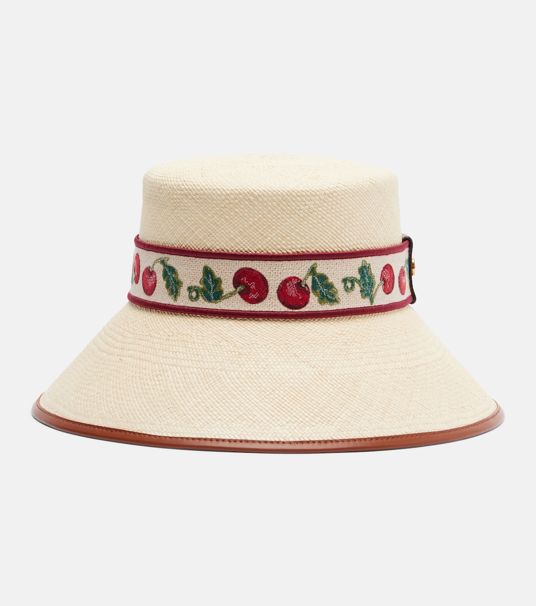 Chapeau bob Cherryfic en paille | Valentino