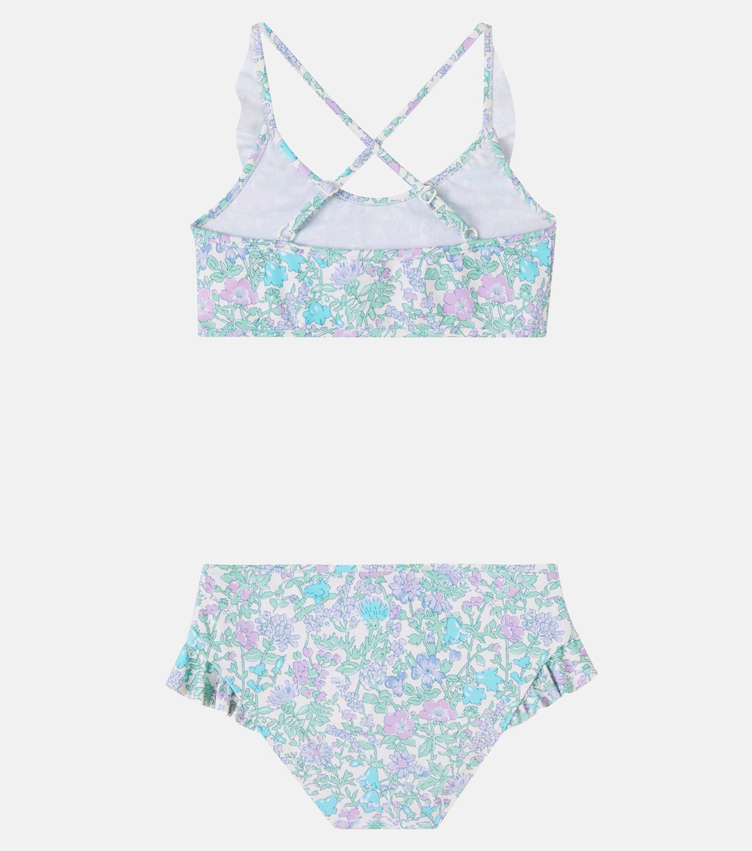 Ruffled floral bikini | Bonpoint