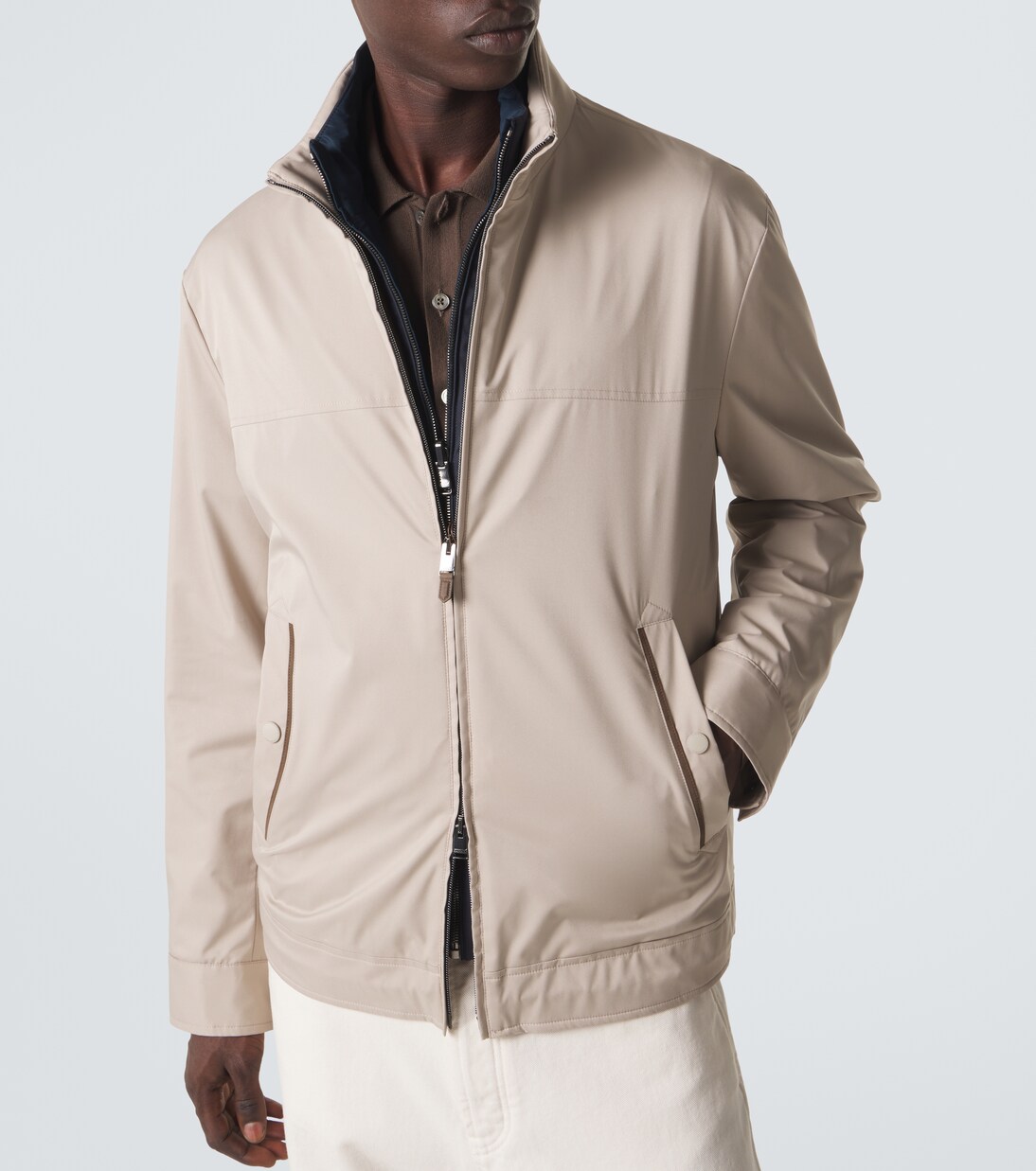 Canali Nuvola reversible blouson jacket | Canali