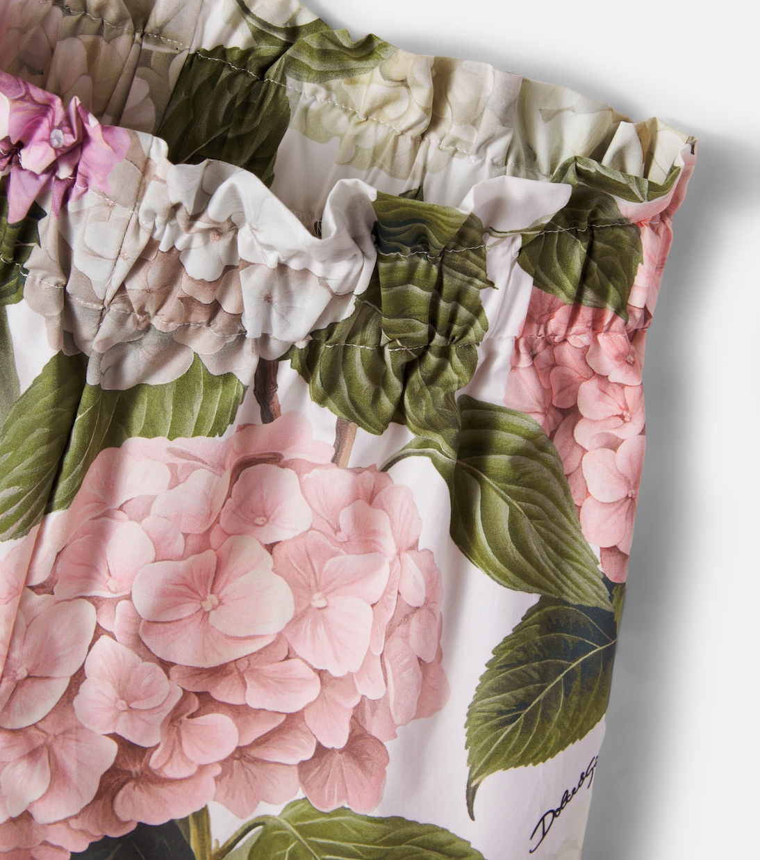 Short en coton à fleurs | Dolce&Gabbana Kids