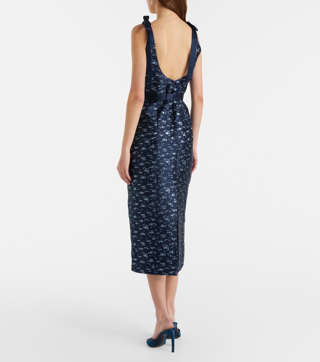 Acacia floral brocade corset dress | Markarian