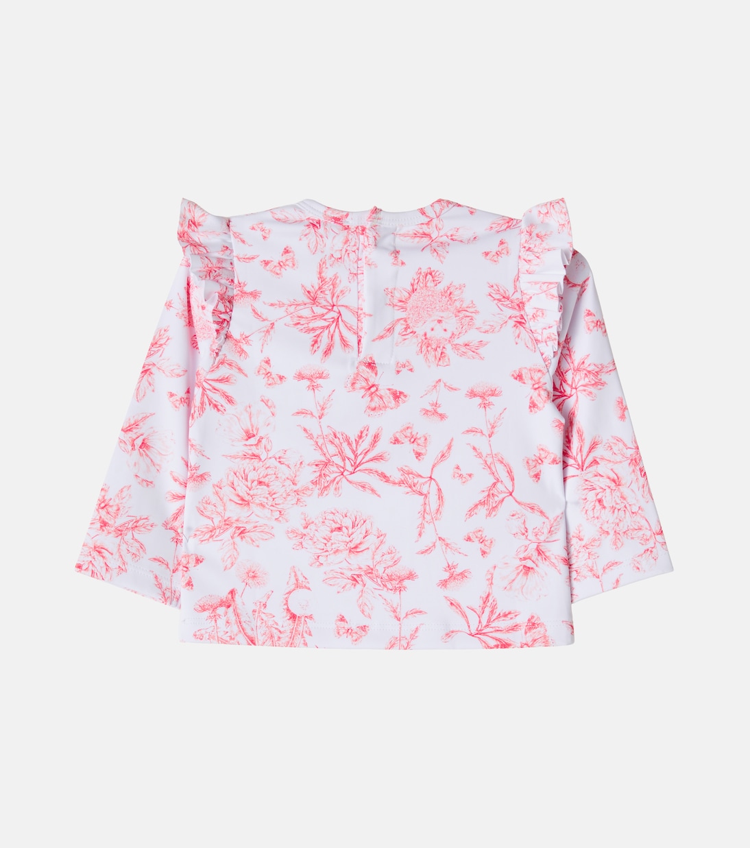 Floral ruffled rashguard top | Tartine et Chocolat