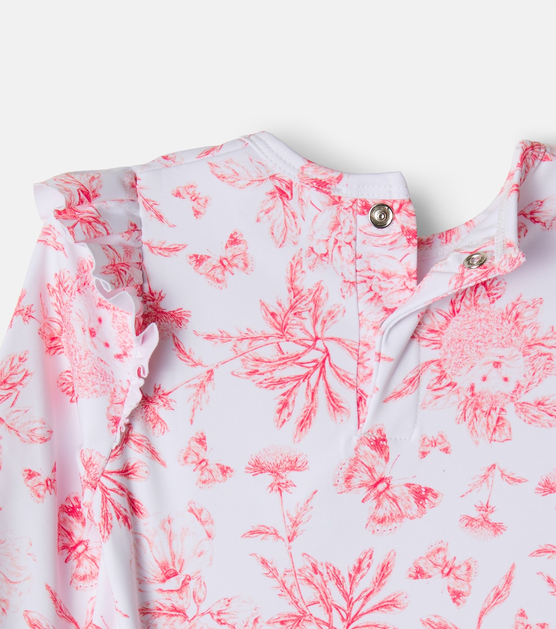Floral ruffled rashguard top | Tartine et Chocolat