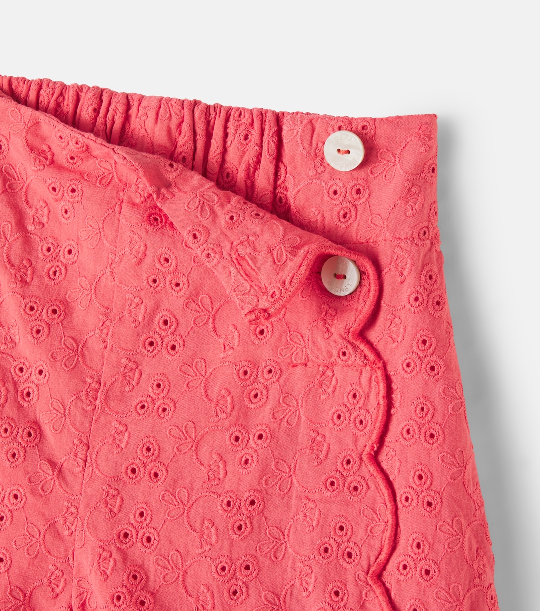 Broderie anglaise cotton shorts | Pepa London