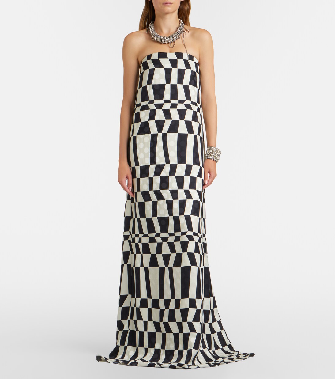 Bedruckte Robe | Dries Van Noten