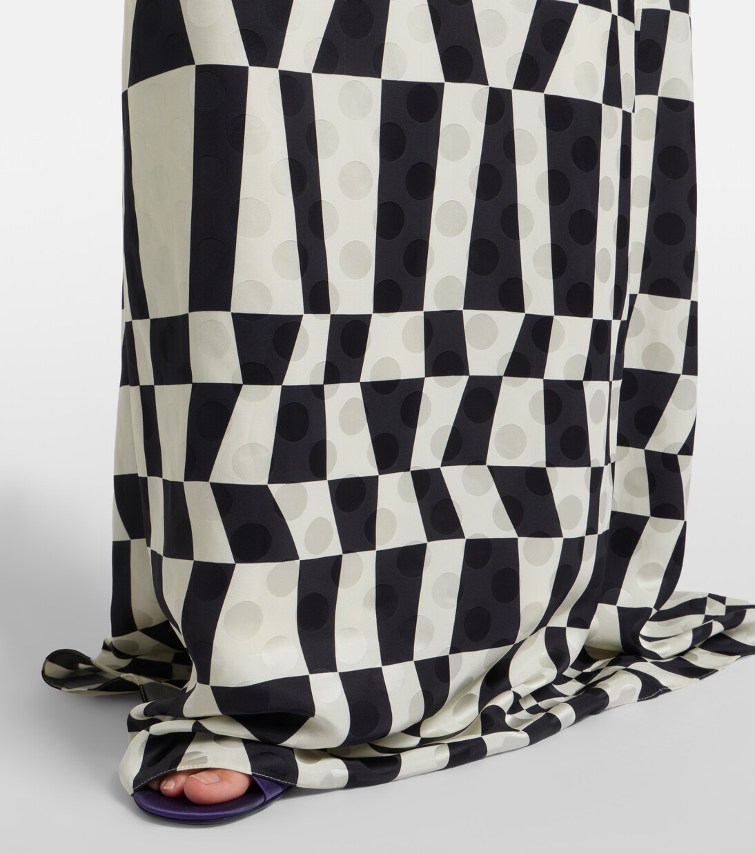 Bedruckte Robe | Dries Van Noten