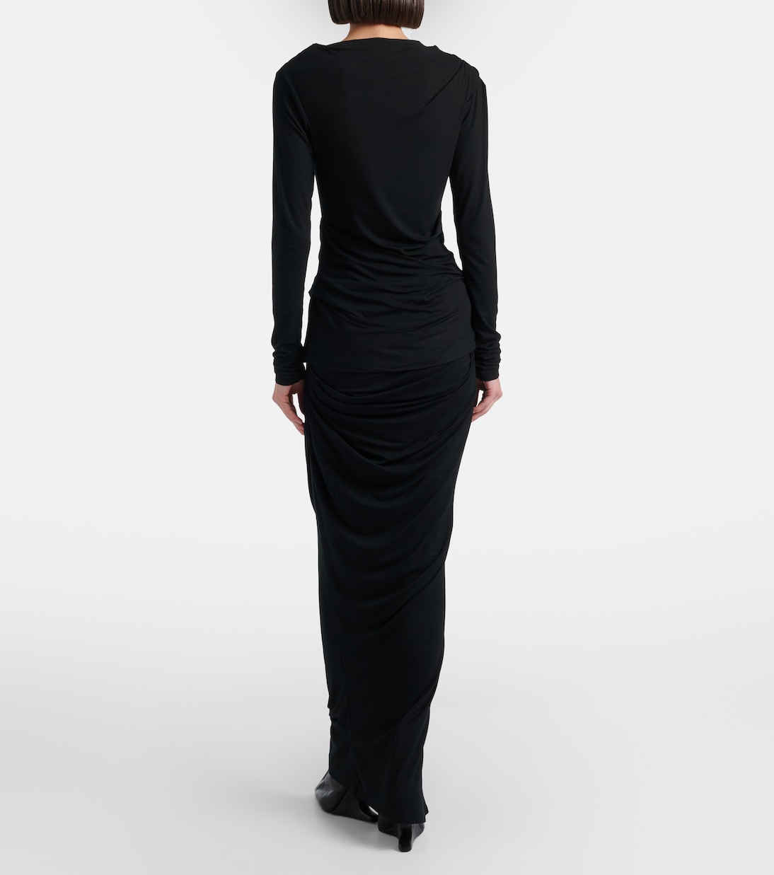 Draped maxi skirt | Entire Studios