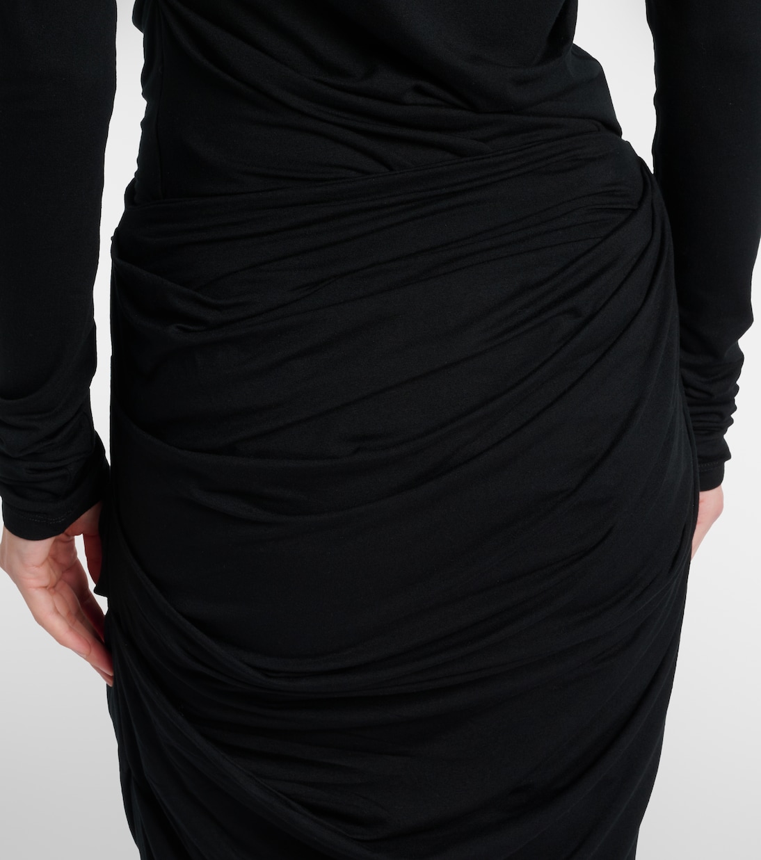 Draped maxi skirt | Entire Studios