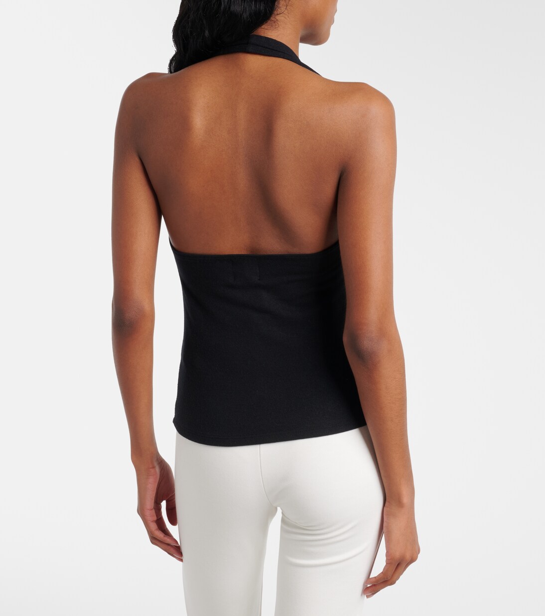 Lauren halterneck jersey top | Leset