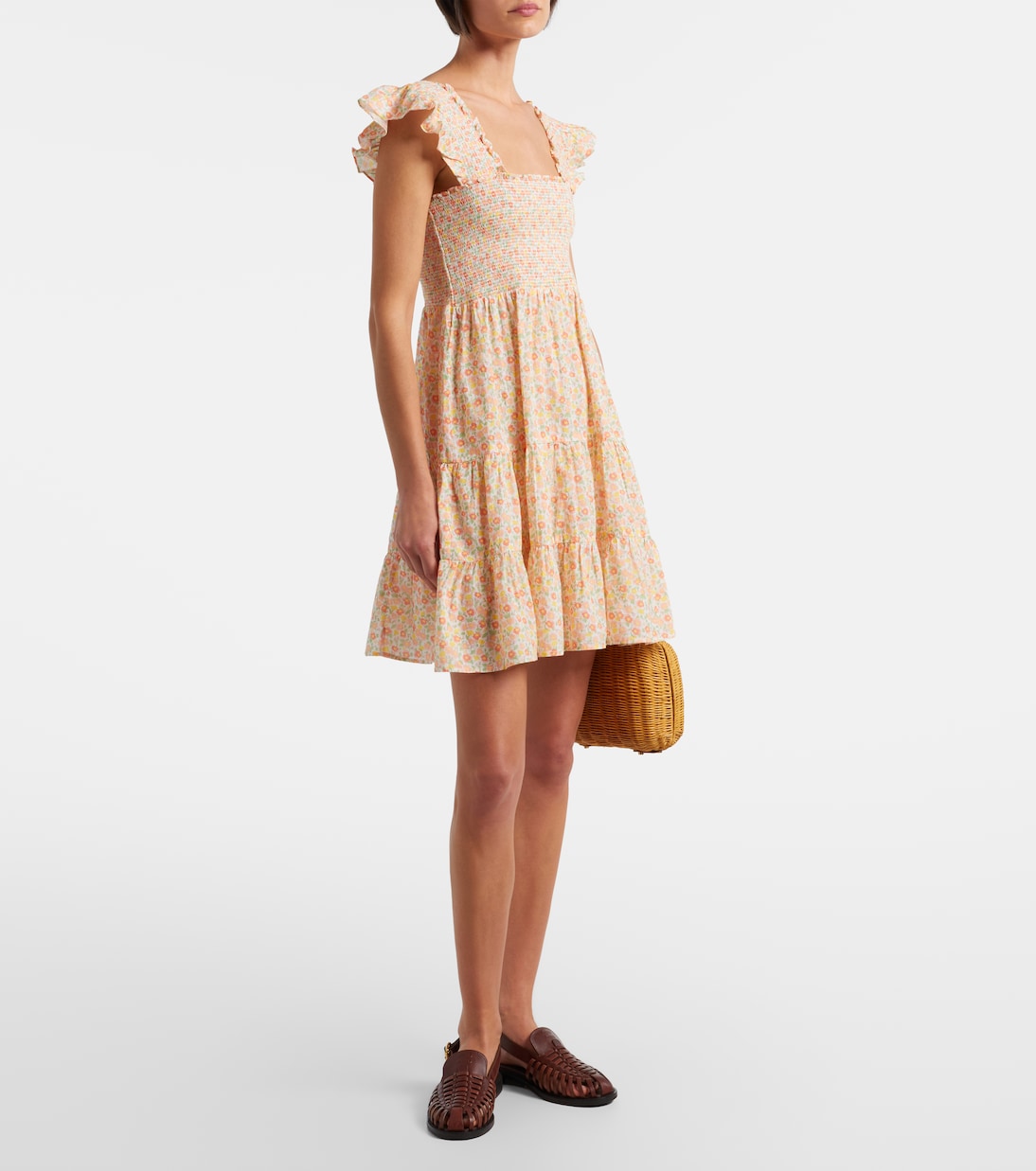 Sideny floral cotton minidress | Rixo