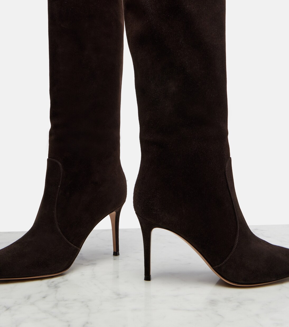 Bottes Hansen en daim | Gianvito Rossi