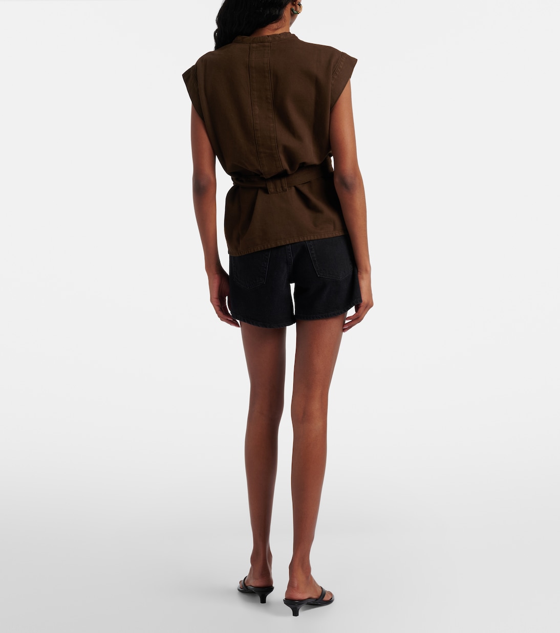 Parker Long denim shorts | Agolde