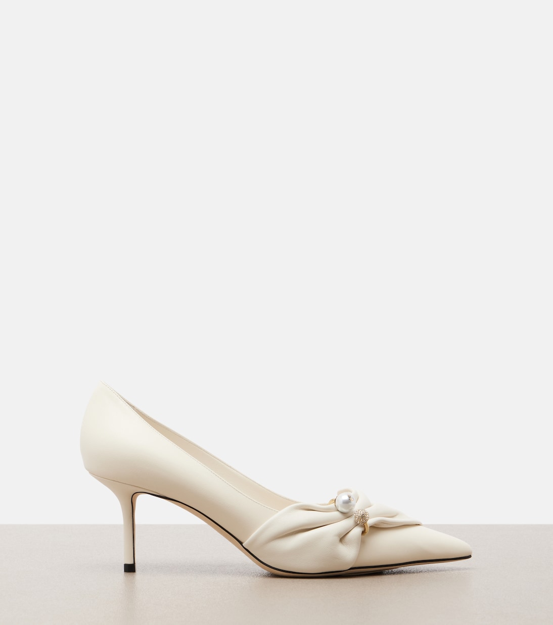 Rafi缀饰皮革高跟鞋 | Jimmy Choo