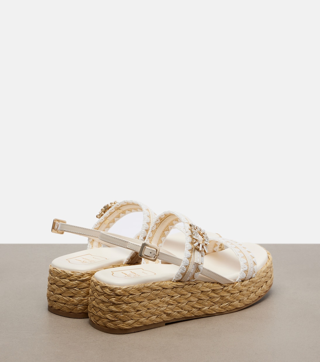 Summer Strass espadrille sandals | Roger Vivier