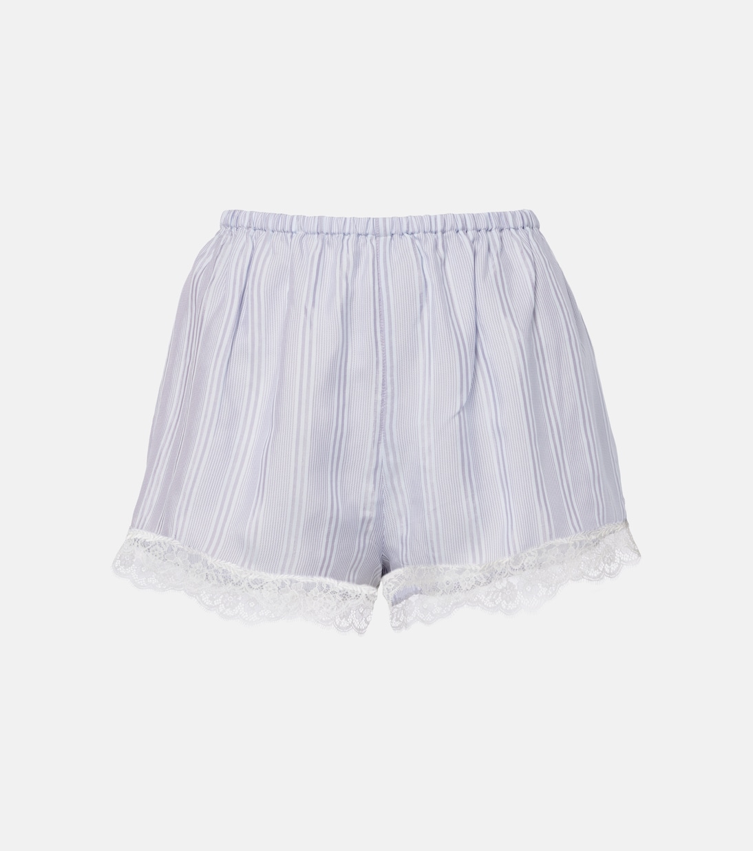 Stripe Lace silk shorts | Frame