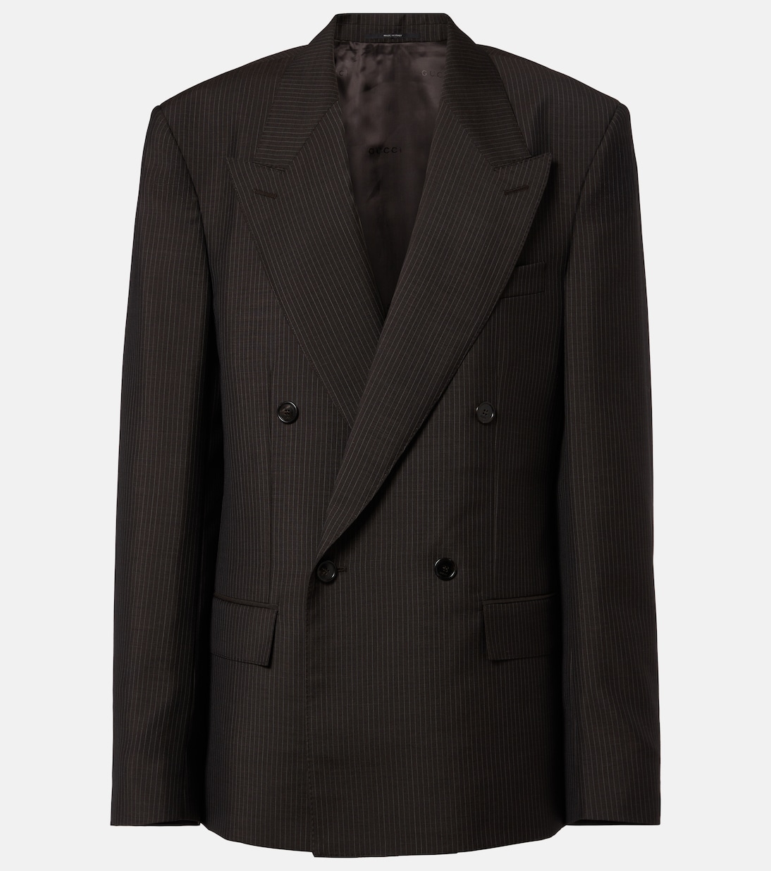 Pinstripe wool and mohair blazer | Gucci