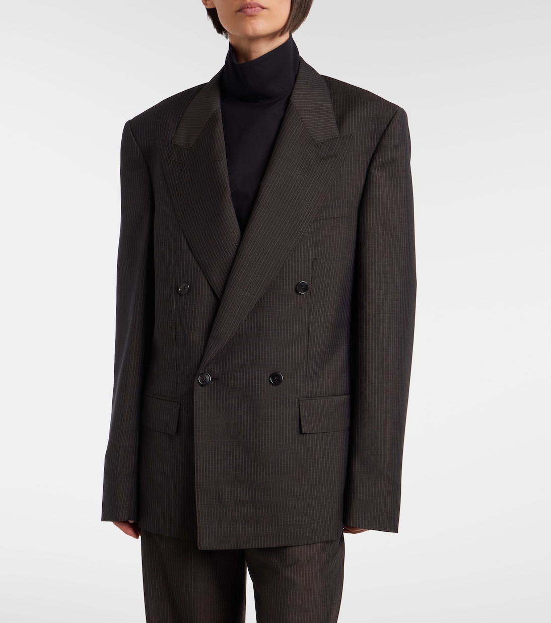 Pinstripe wool and mohair blazer | Gucci