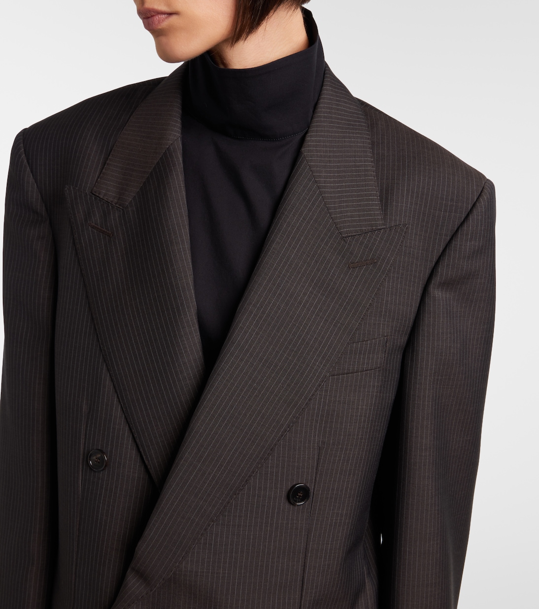 Pinstripe wool and mohair blazer | Gucci
