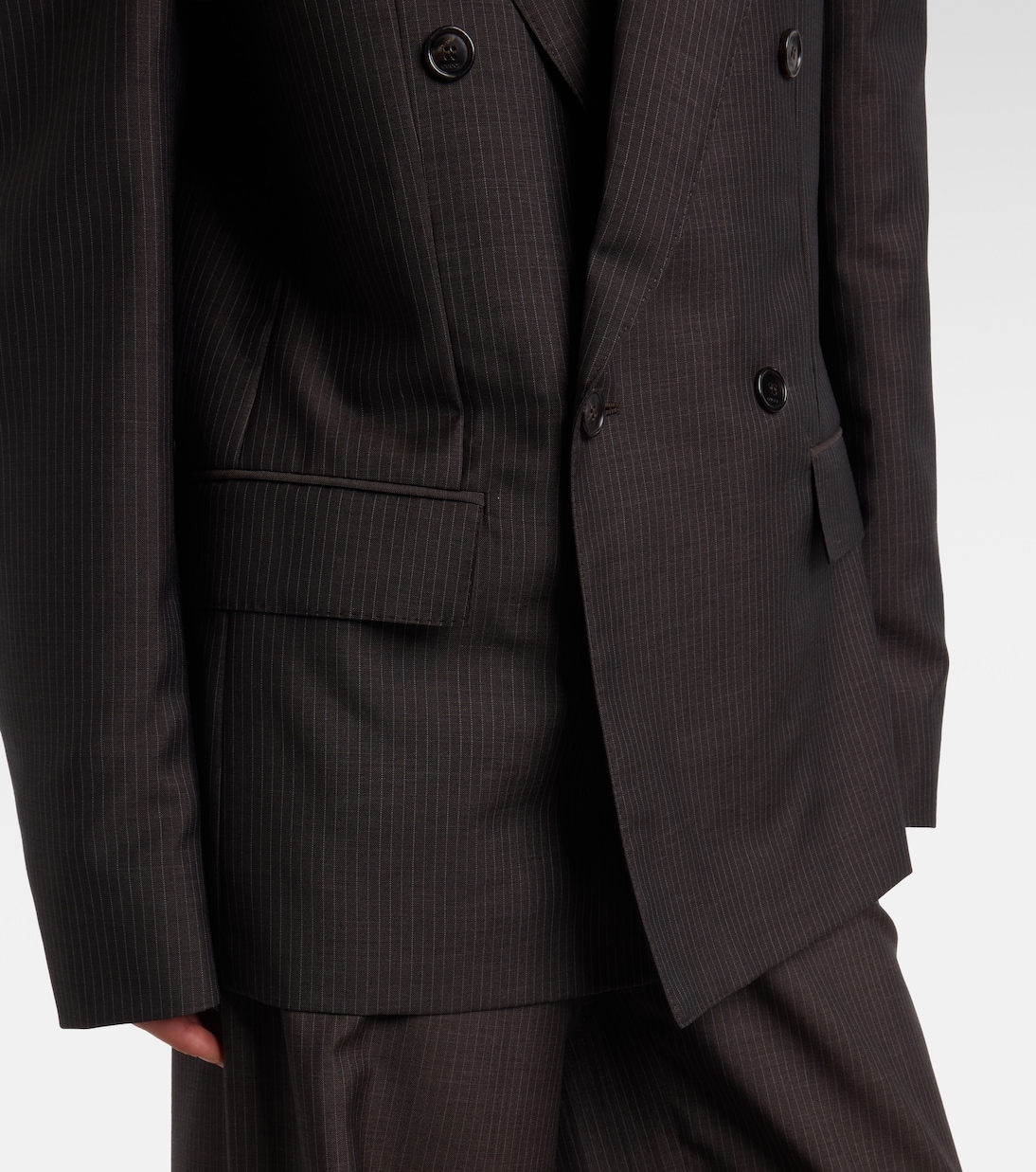 Pinstripe wool and mohair blazer | Gucci