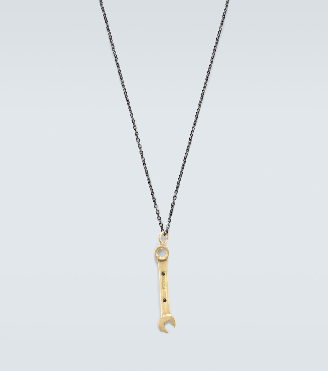 Halskette Divine Tech aus 18kt Gelbgold mit Diamanten | Ileana Makri