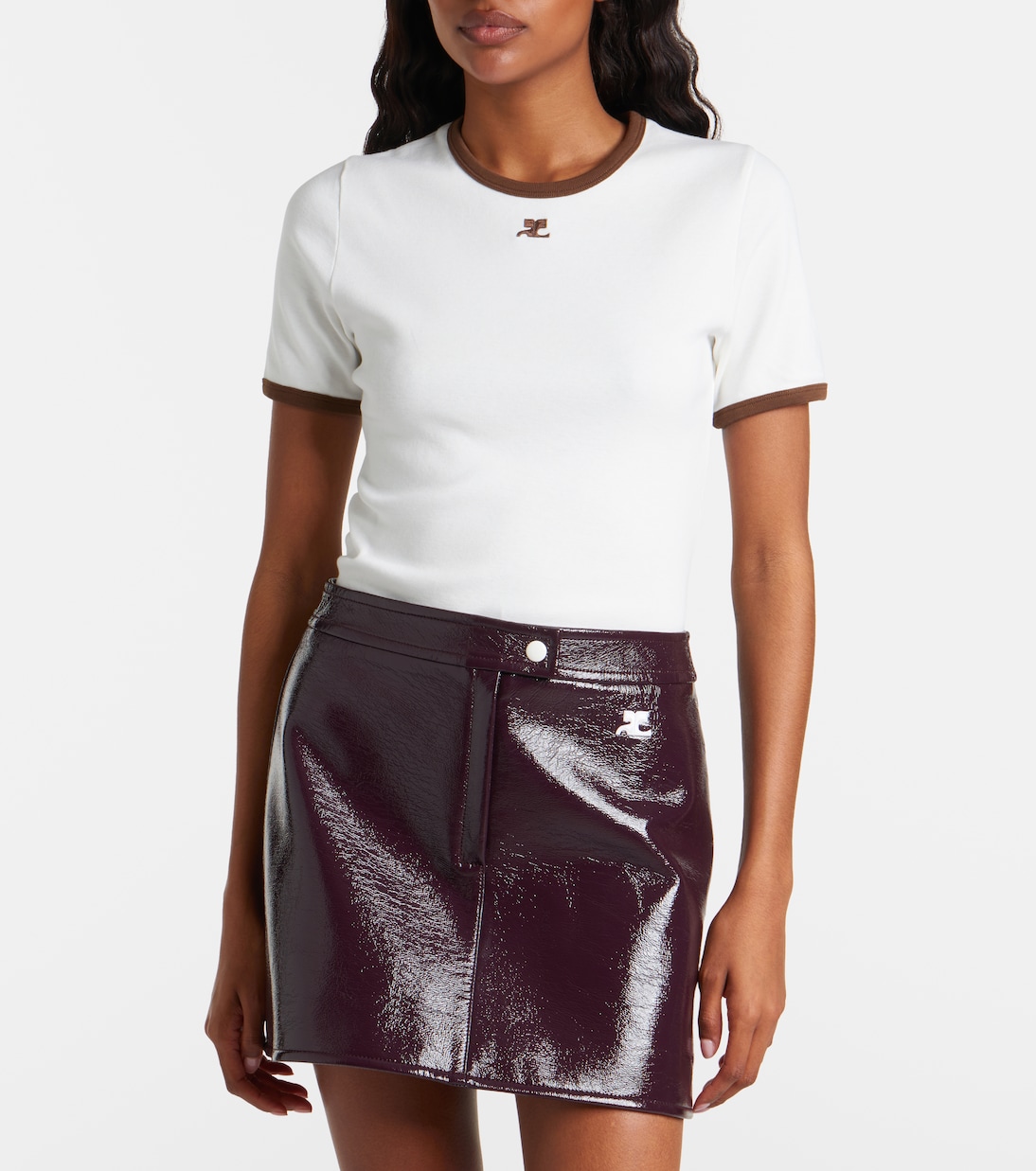 T-Shirt aus Baumwoll-Jersey | Courrèges
