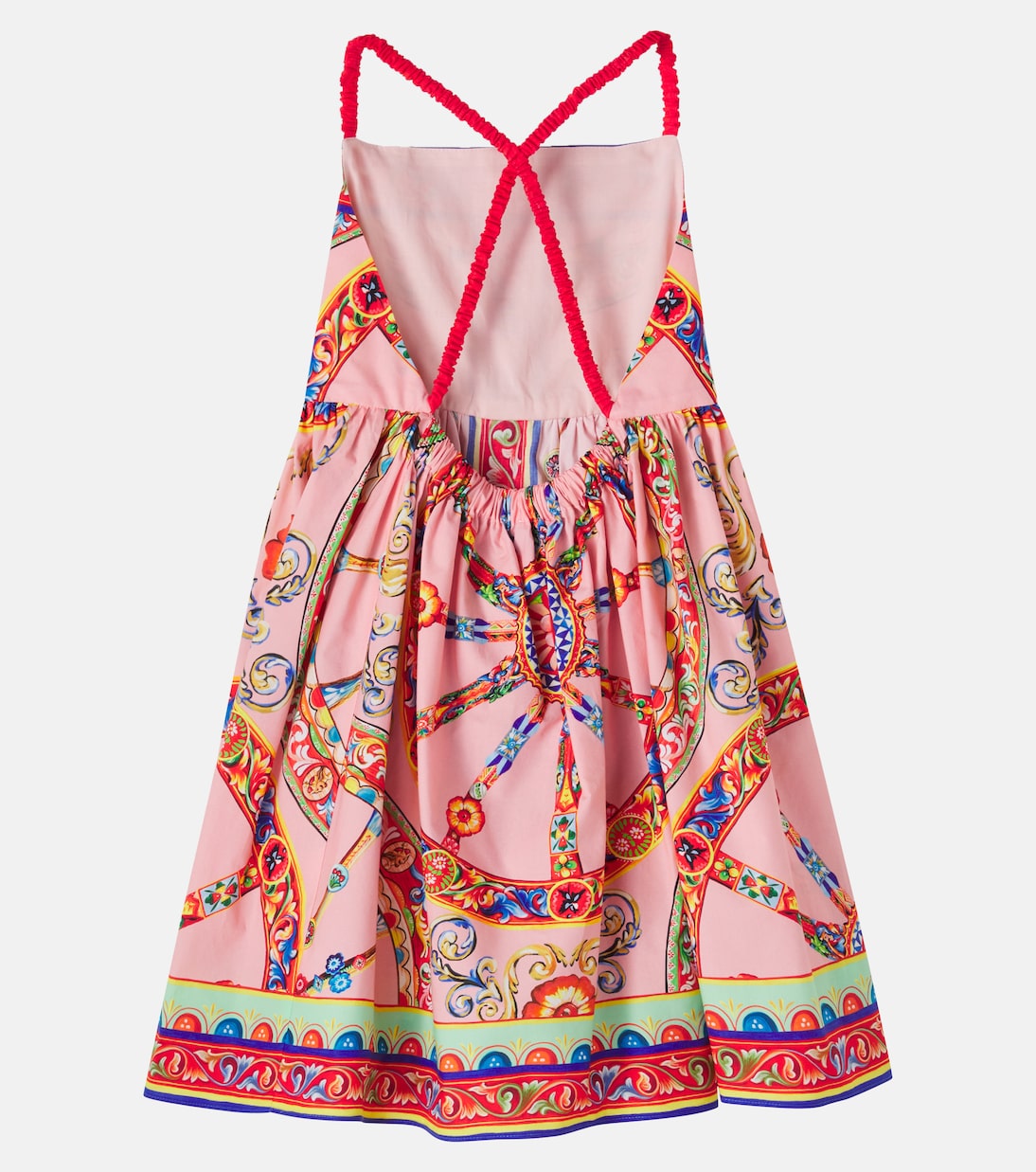 Printed cotton dress | Dolce&Gabbana Kids