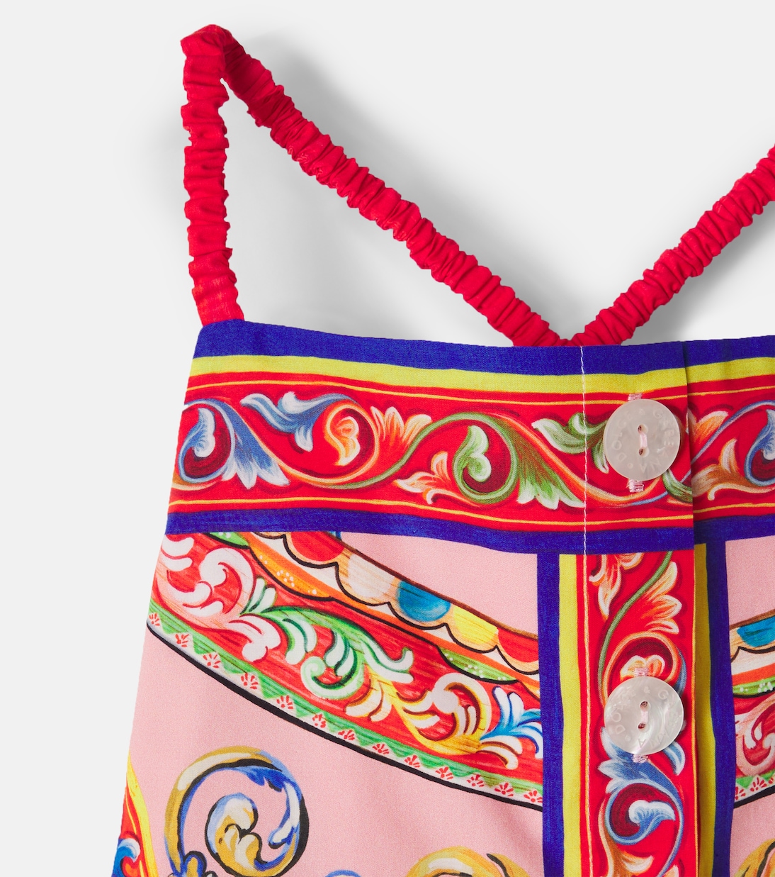 Printed cotton dress | Dolce&Gabbana Kids