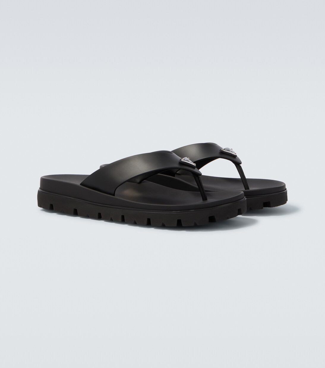 Sandali infradito con logo | Prada