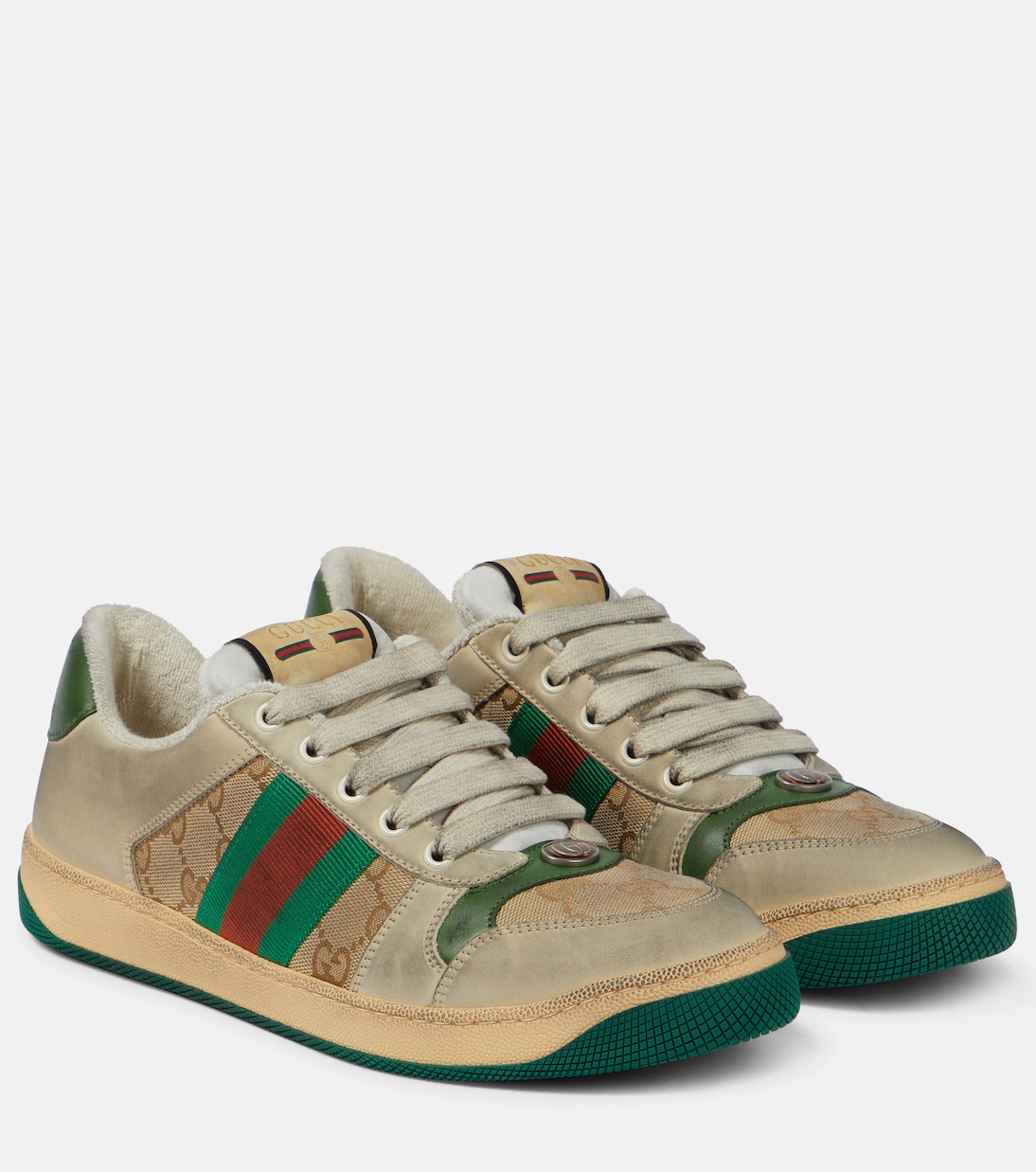 Screener leather sneakers | Gucci