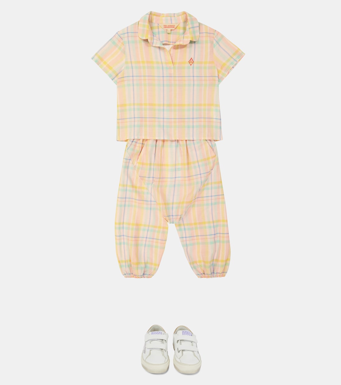 Buffalo checked cotton pants | The Animals Observatory