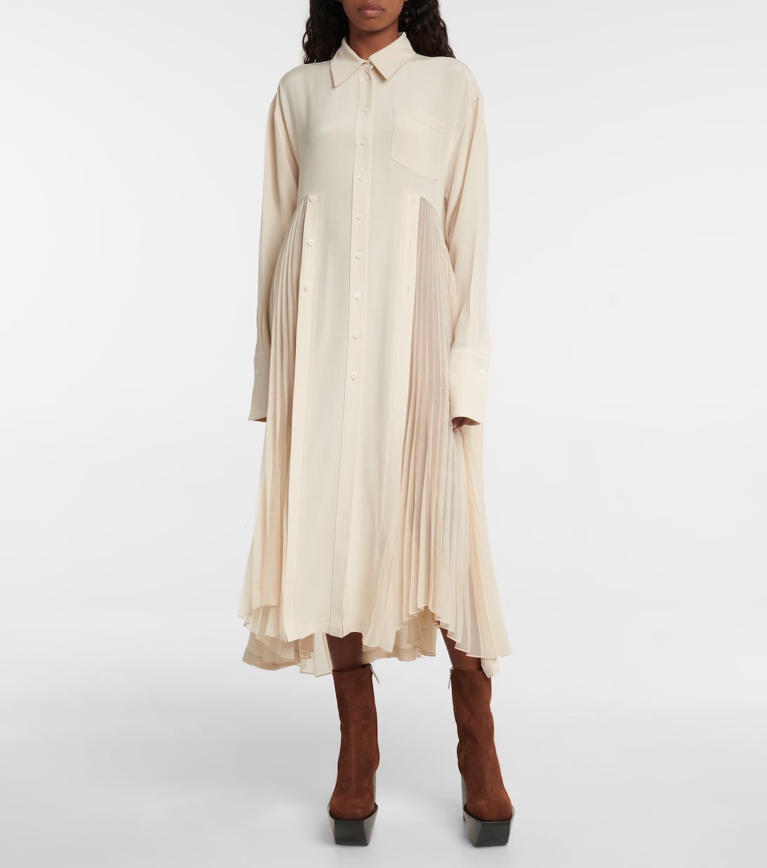 Stivaletti in suede con plateau | Peter Do