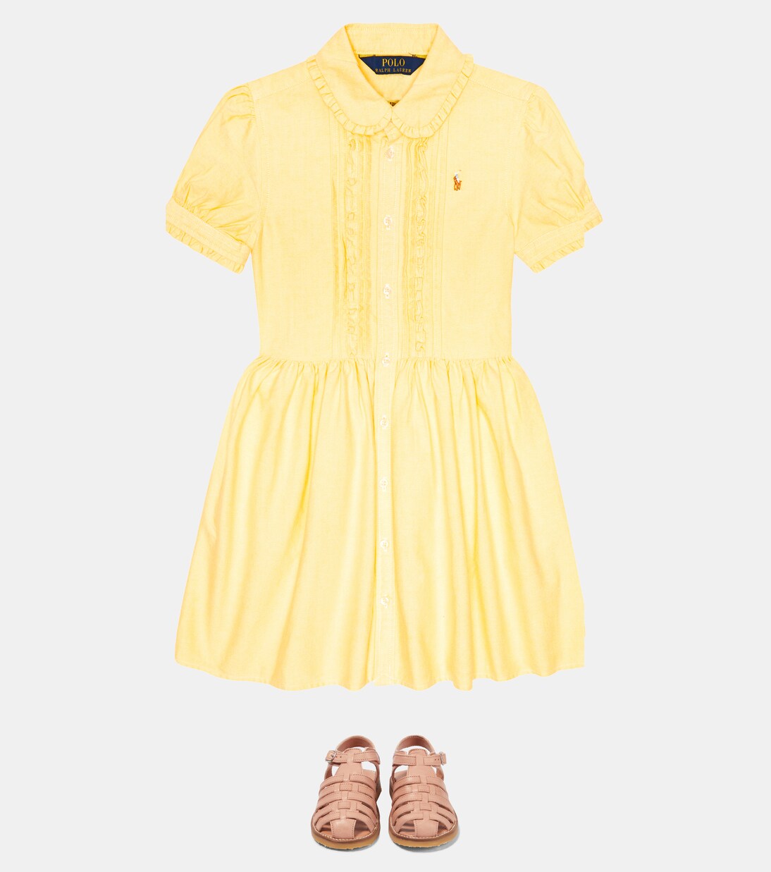 Braided leather sandals | Petit Nord