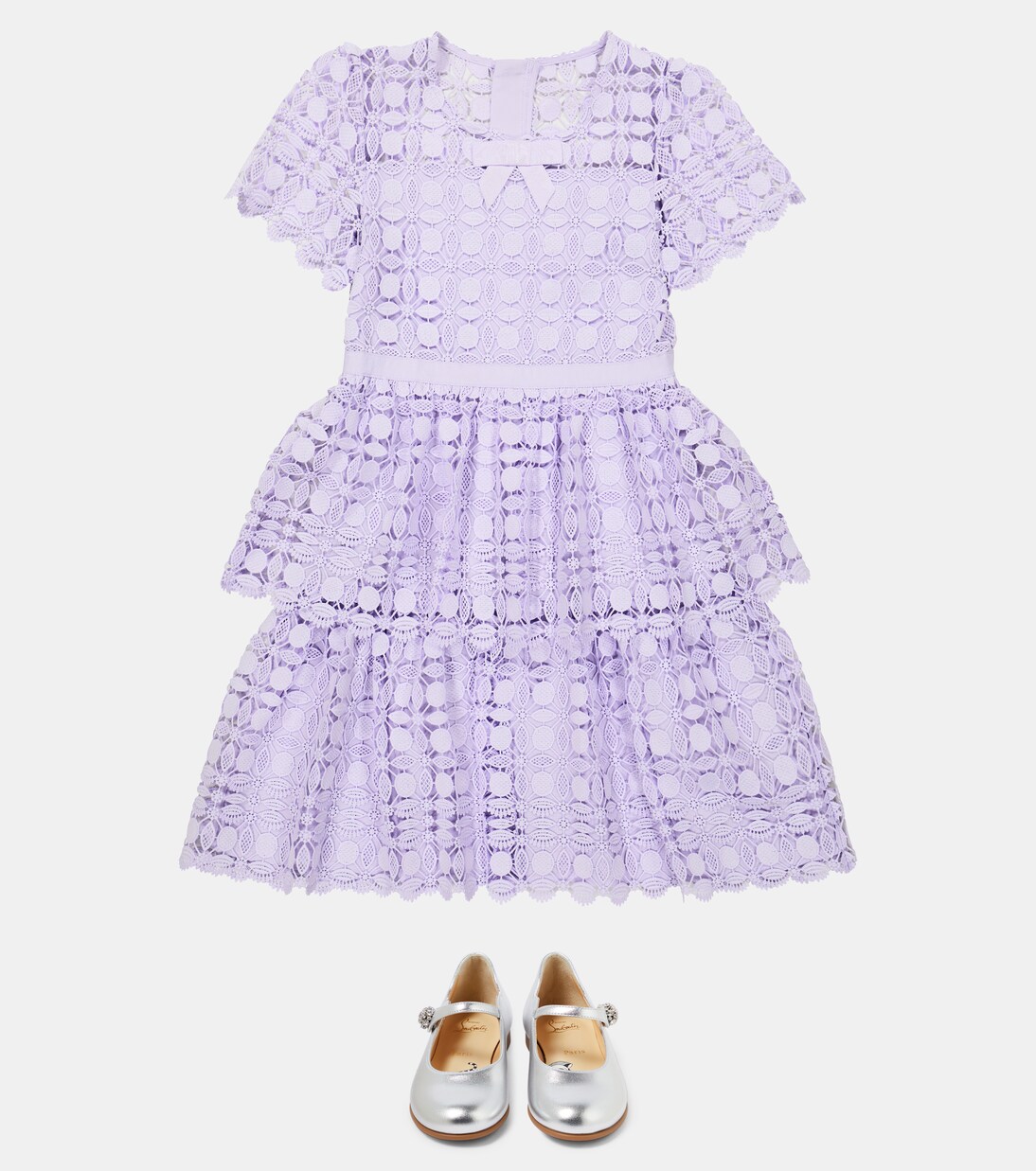 Petal lace dress | Self-Portrait Kids