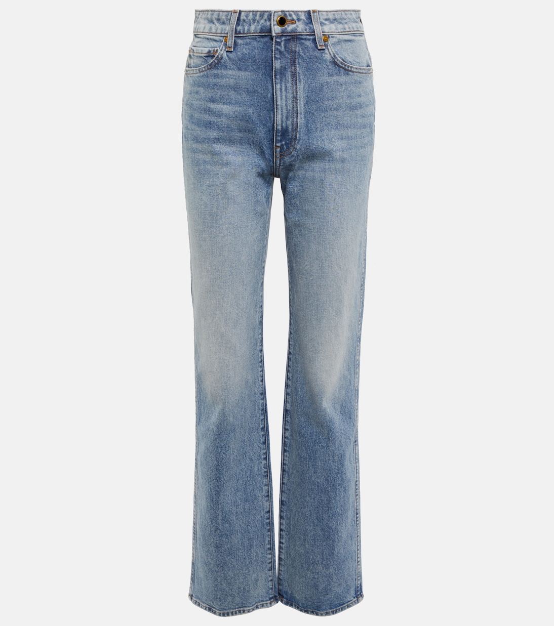 Danielle high-rise straight jeans | Khaite