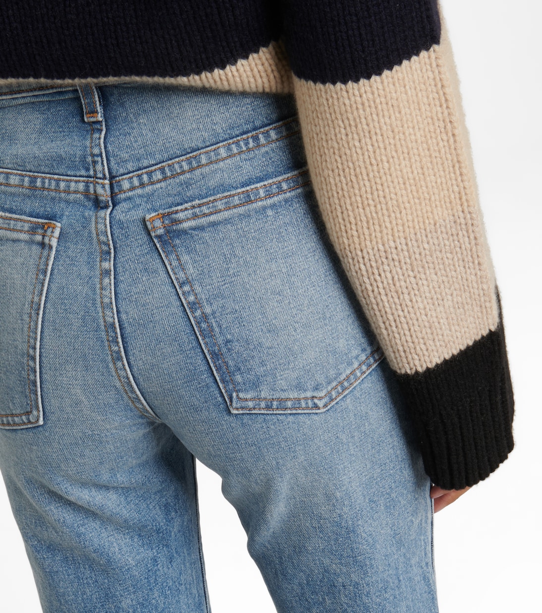 Danielle high-rise straight jeans | Khaite