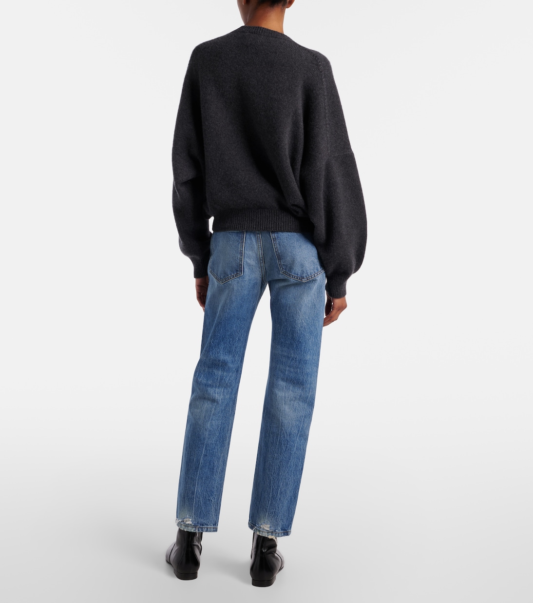 Danielle high-rise straight jeans | Khaite