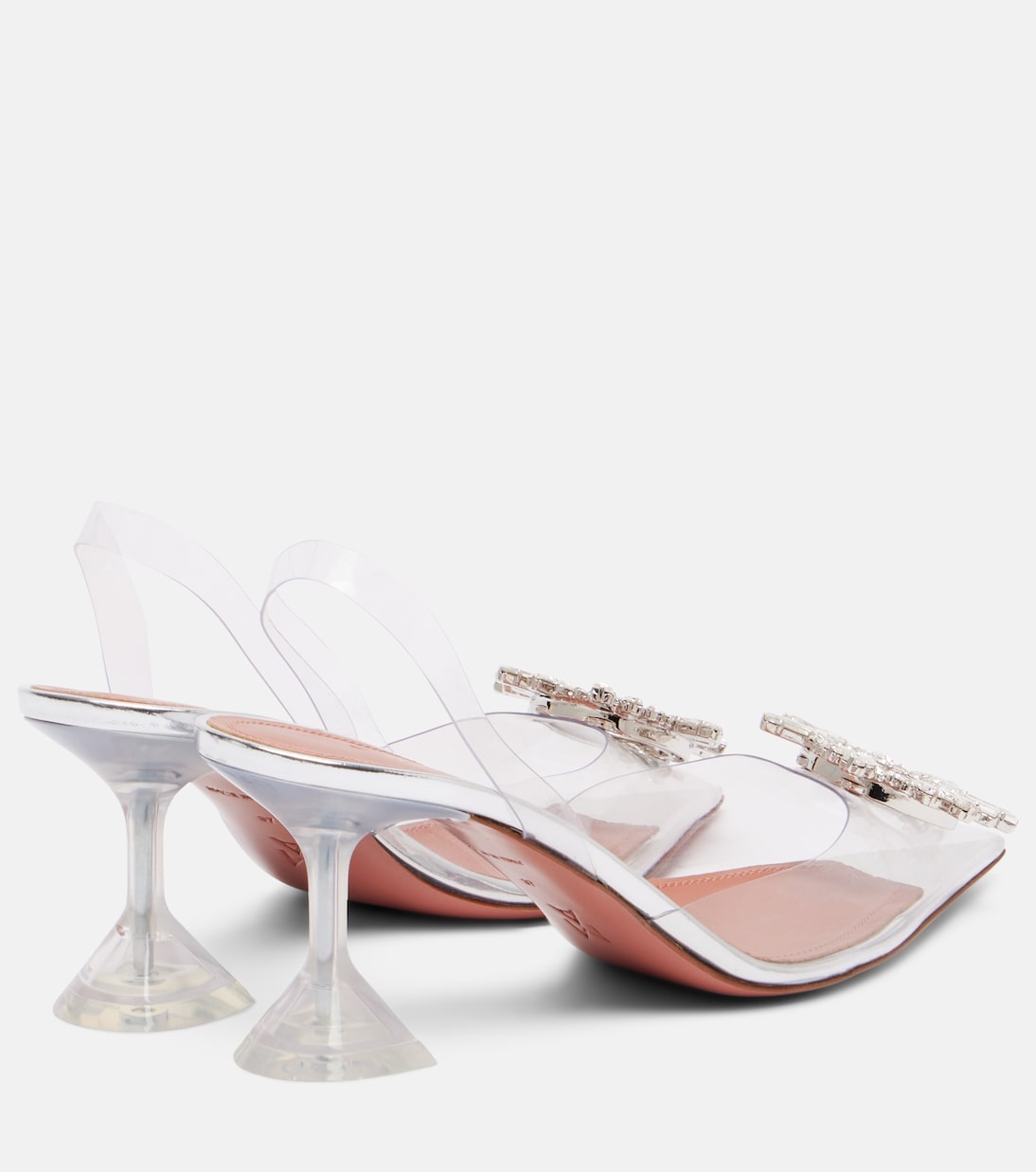 Begum embellished PVC slingback pumps | Amina Muaddi