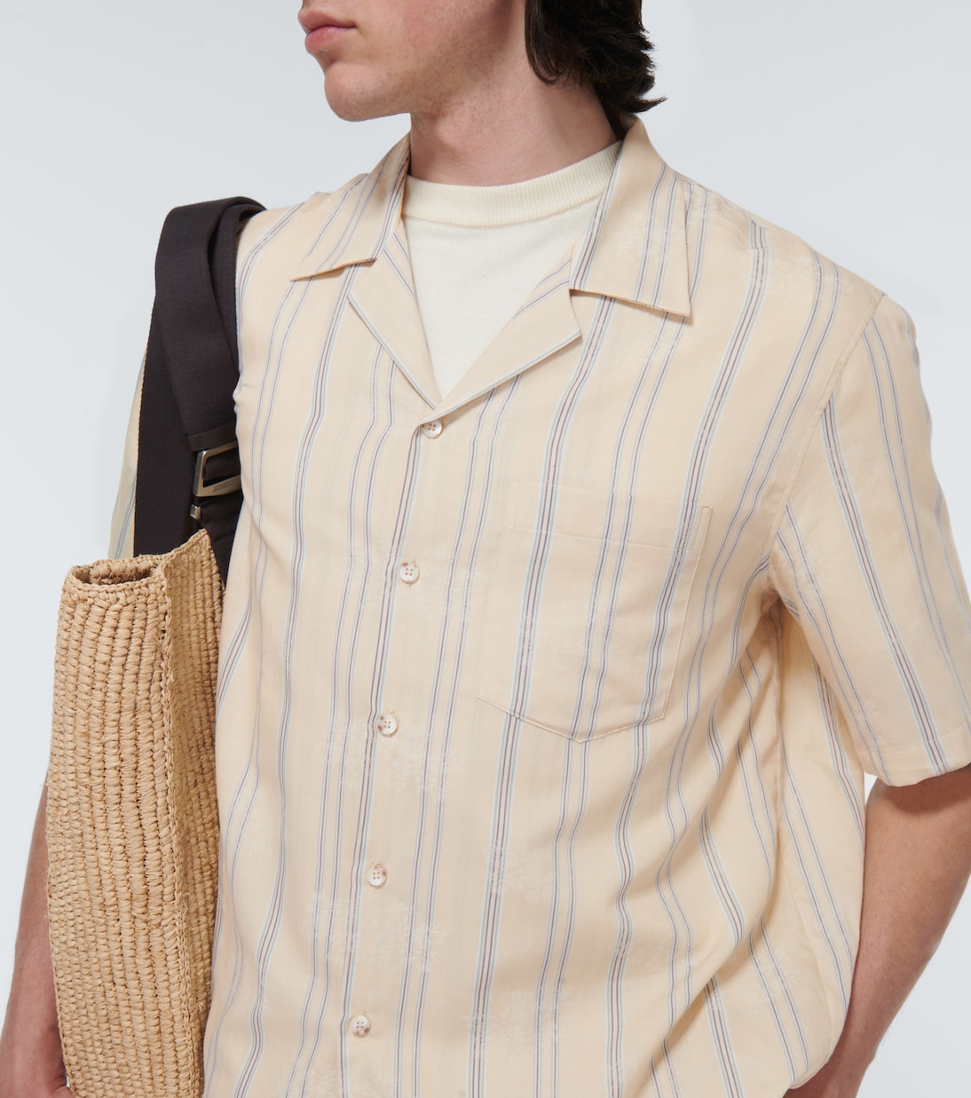 Floral jacquard shirt | Commas