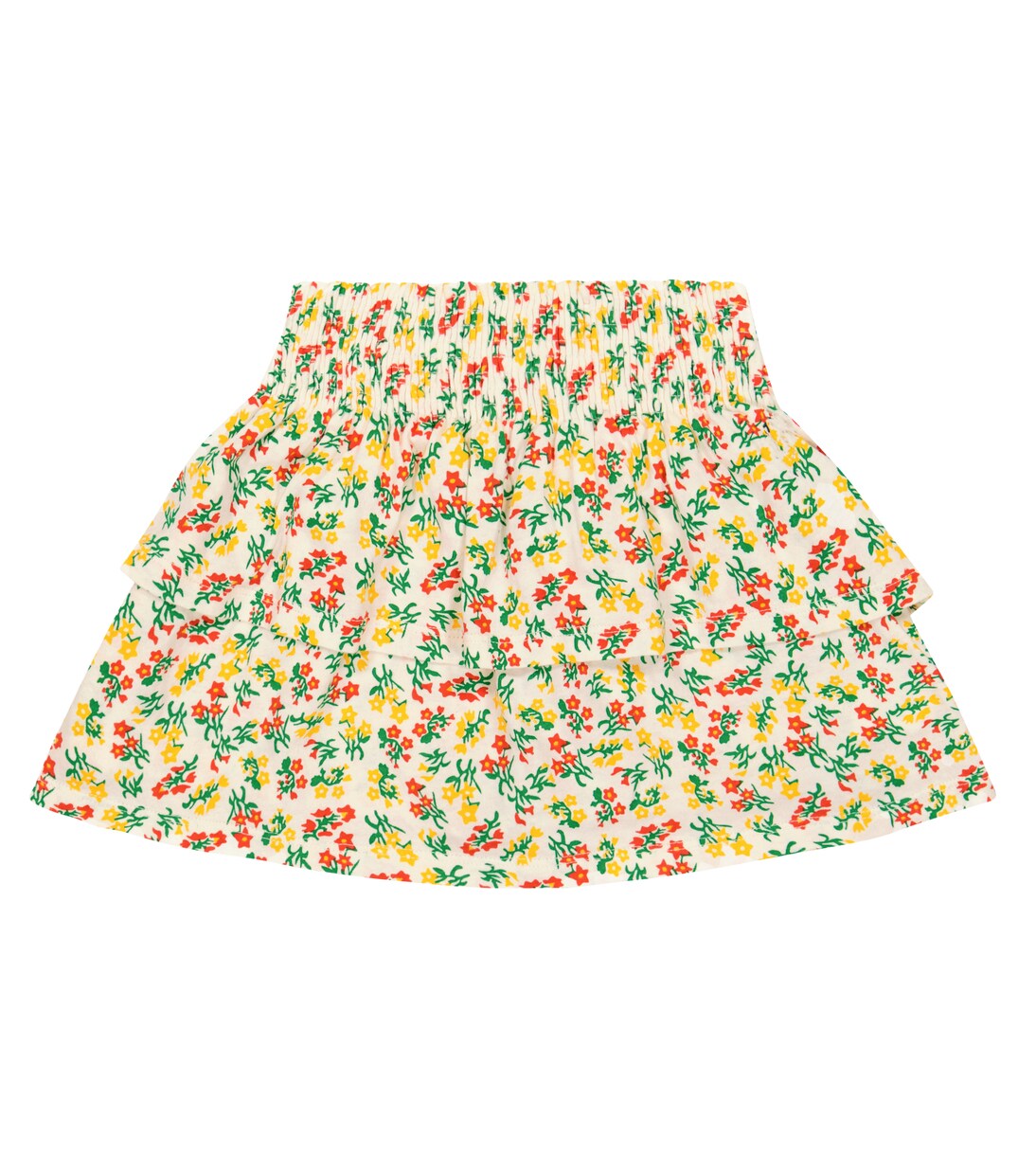 Jupe Kiwi en coton à fleurs | The Animals Observatory