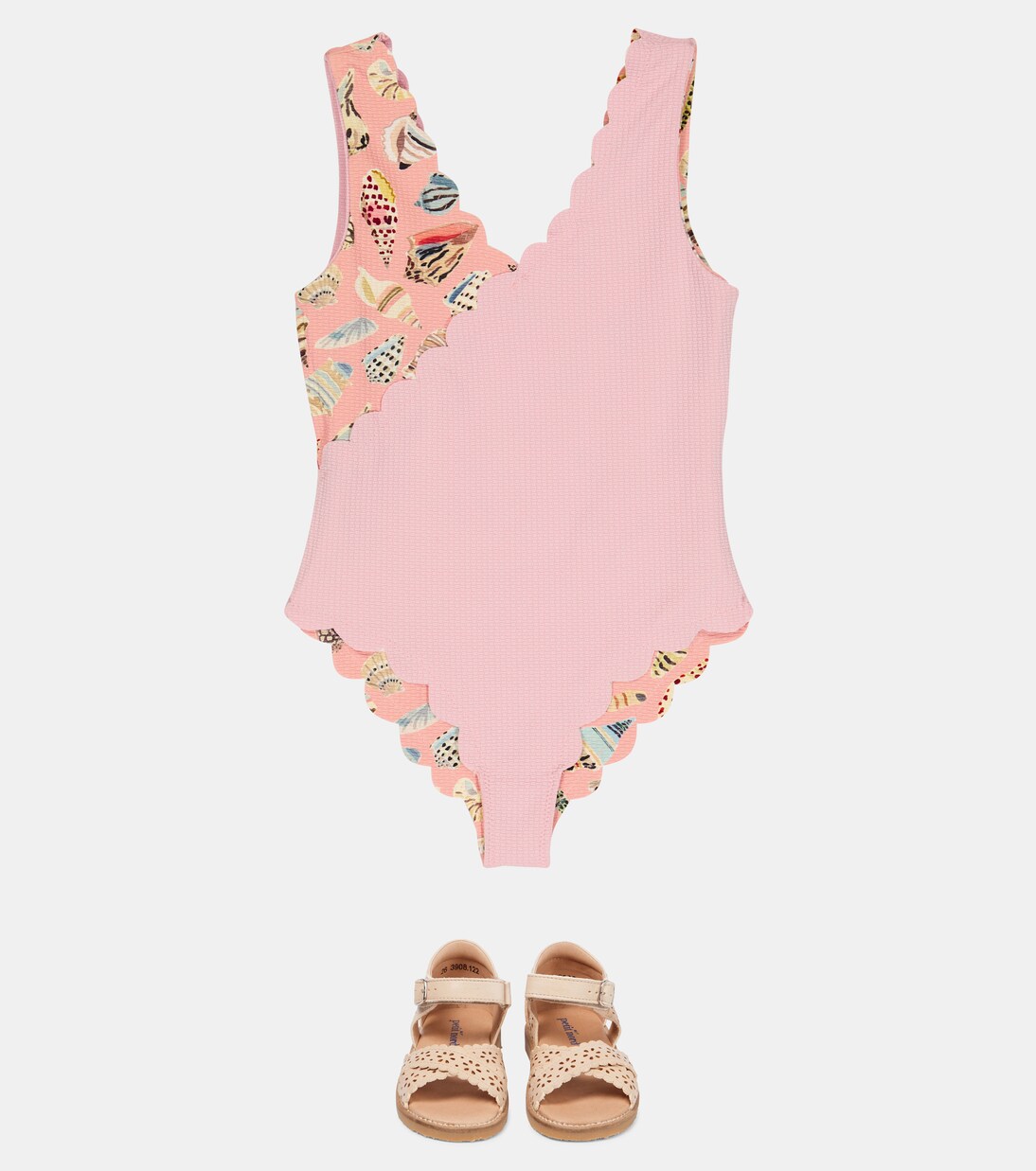 Canyon Point scalloped swimsuit | Marysia Bumby