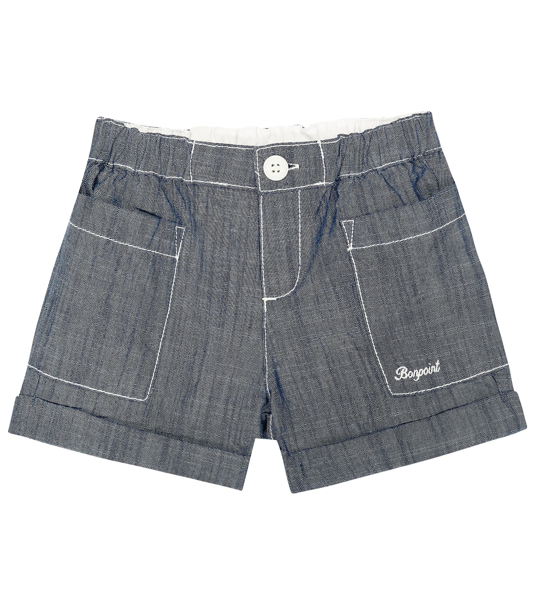 Baby Nateo cotton chambray shorts | Bonpoint