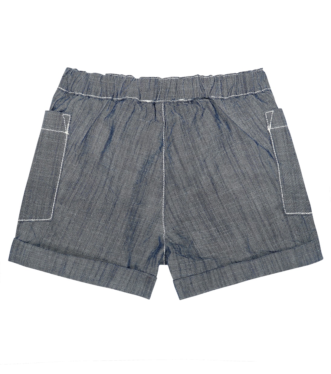 Baby Nateo cotton chambray shorts | Bonpoint