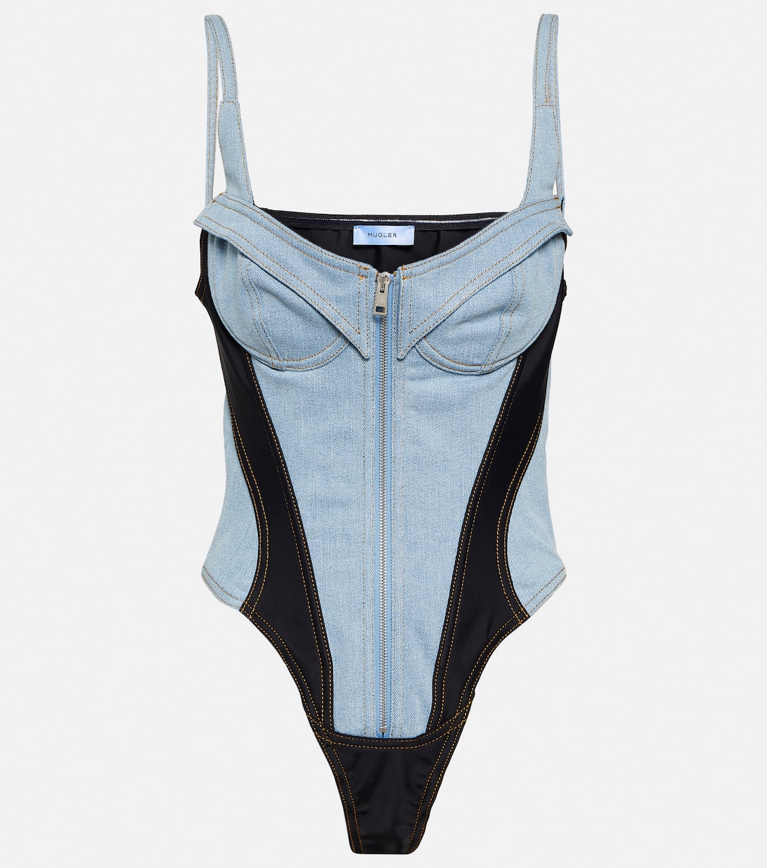 Body aus Denim | Mugler