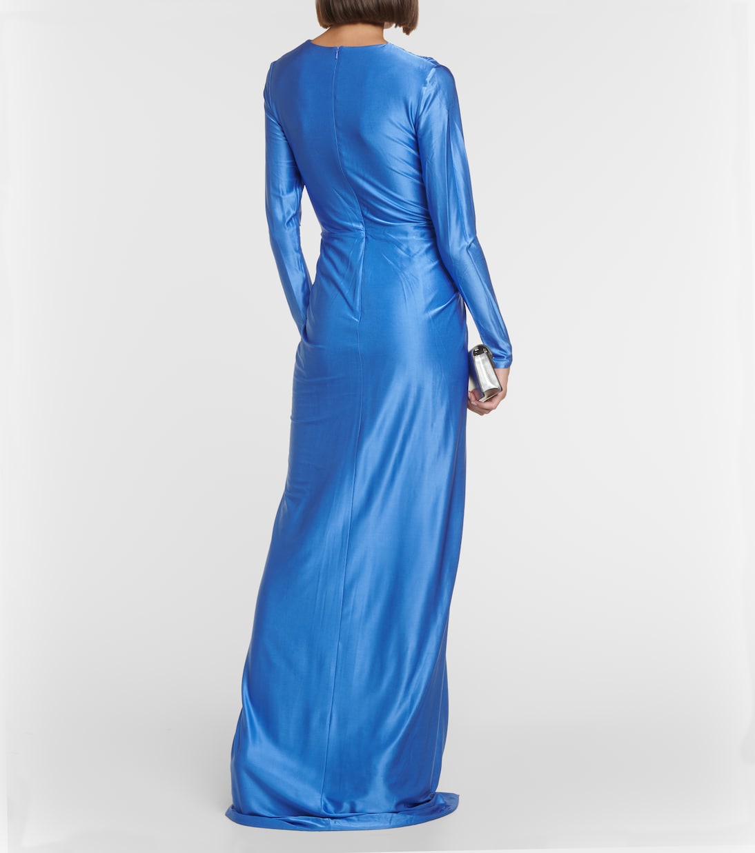 Robe longue Swanson en satin | Costarellos