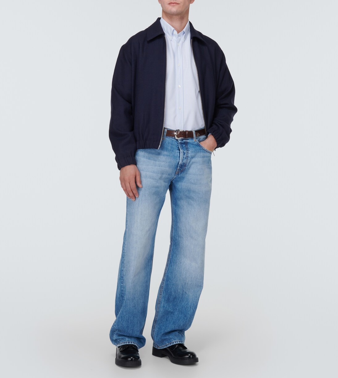 Ami De Cœur striped cotton poplin shirt | Ami Paris