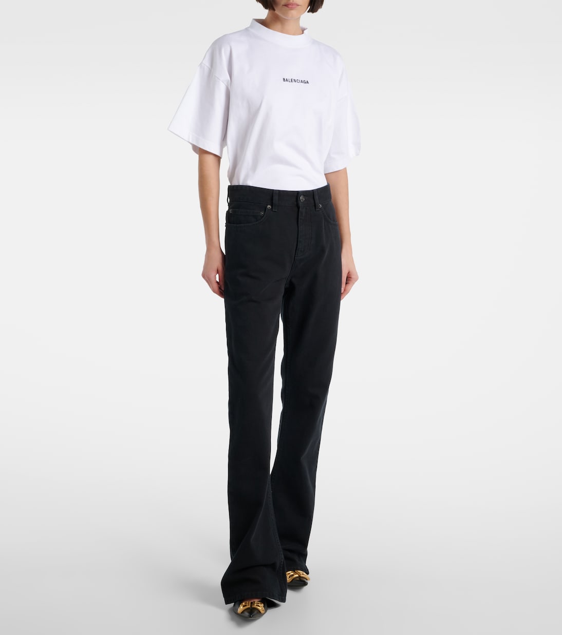 Jean bootcut à taille mi-haute | Balenciaga