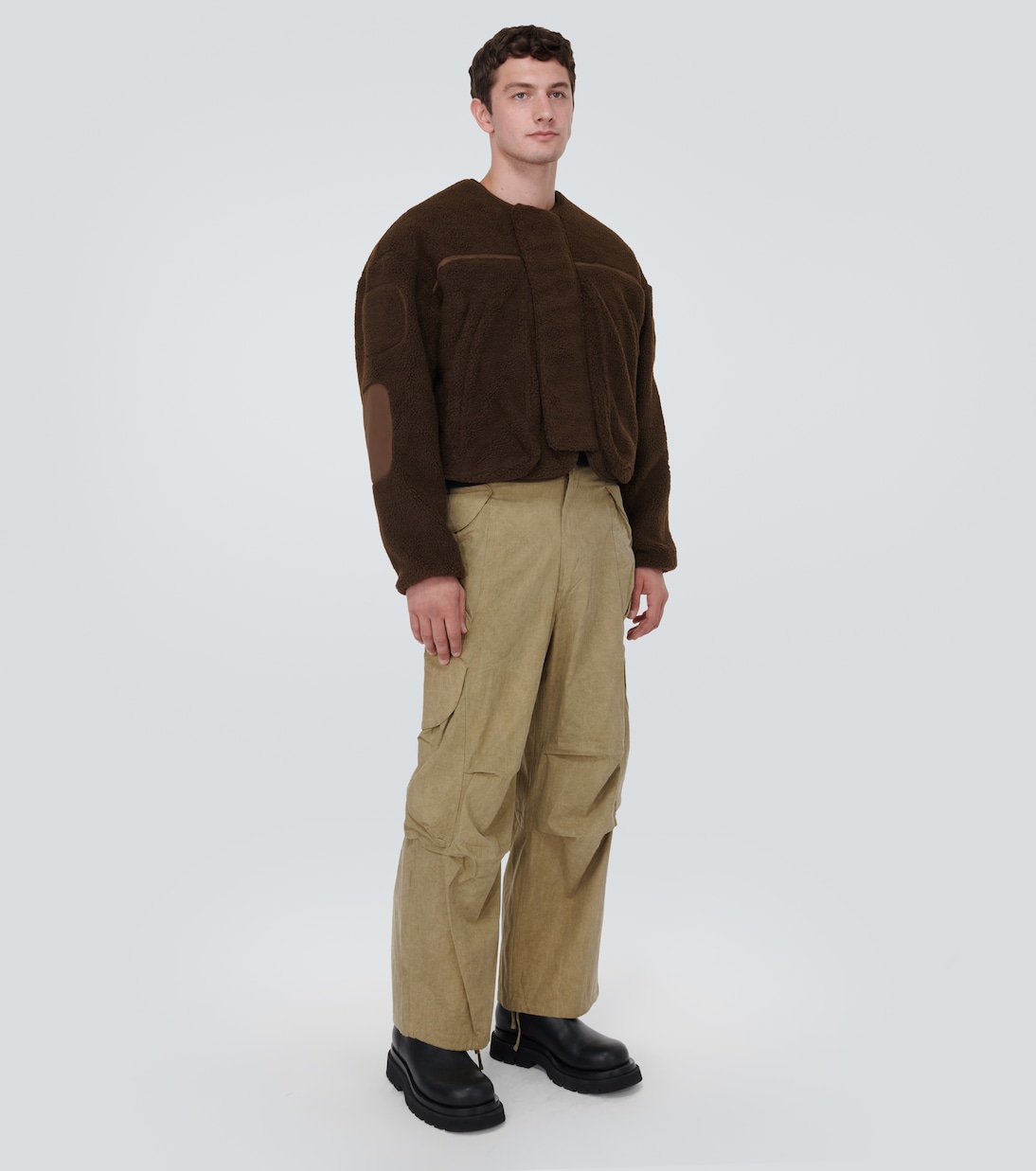 Cropped fleece jacket | Entire Studios