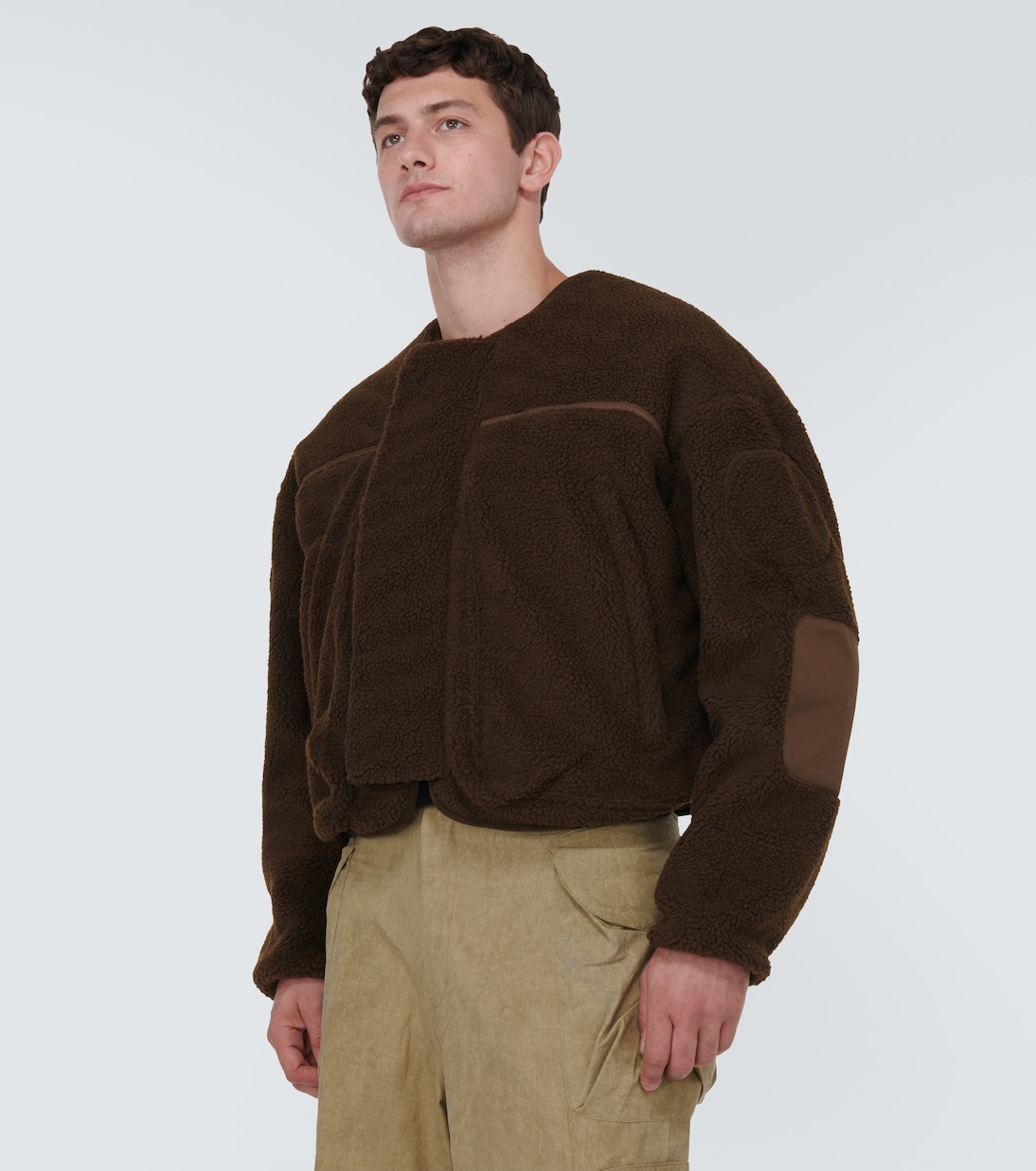 Cropped fleece jacket | Entire Studios